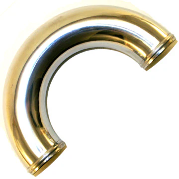 1' Mandrel Bent Aluminum 180° Bend, 4.0" - Image 2
