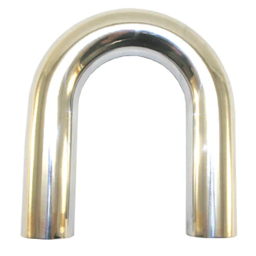 2' Mandrel Bent Aluminum 180° Bend, 3.5"