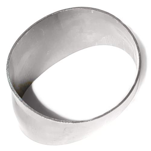 3" Round to Oval Transition, stainless, GT28/GT30RWG flange - Image 3