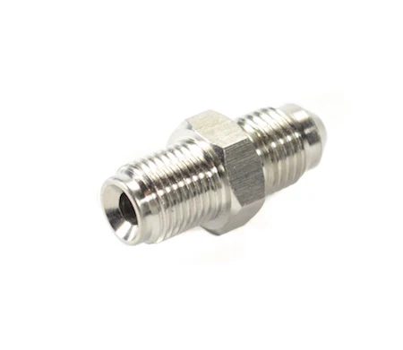 -4 size Oil inlet fitting for GT28 GTX28 GT30 GTX30 GT35R G25 G30 G35 w/ built-in .035" RESTRICTOR - Image 3