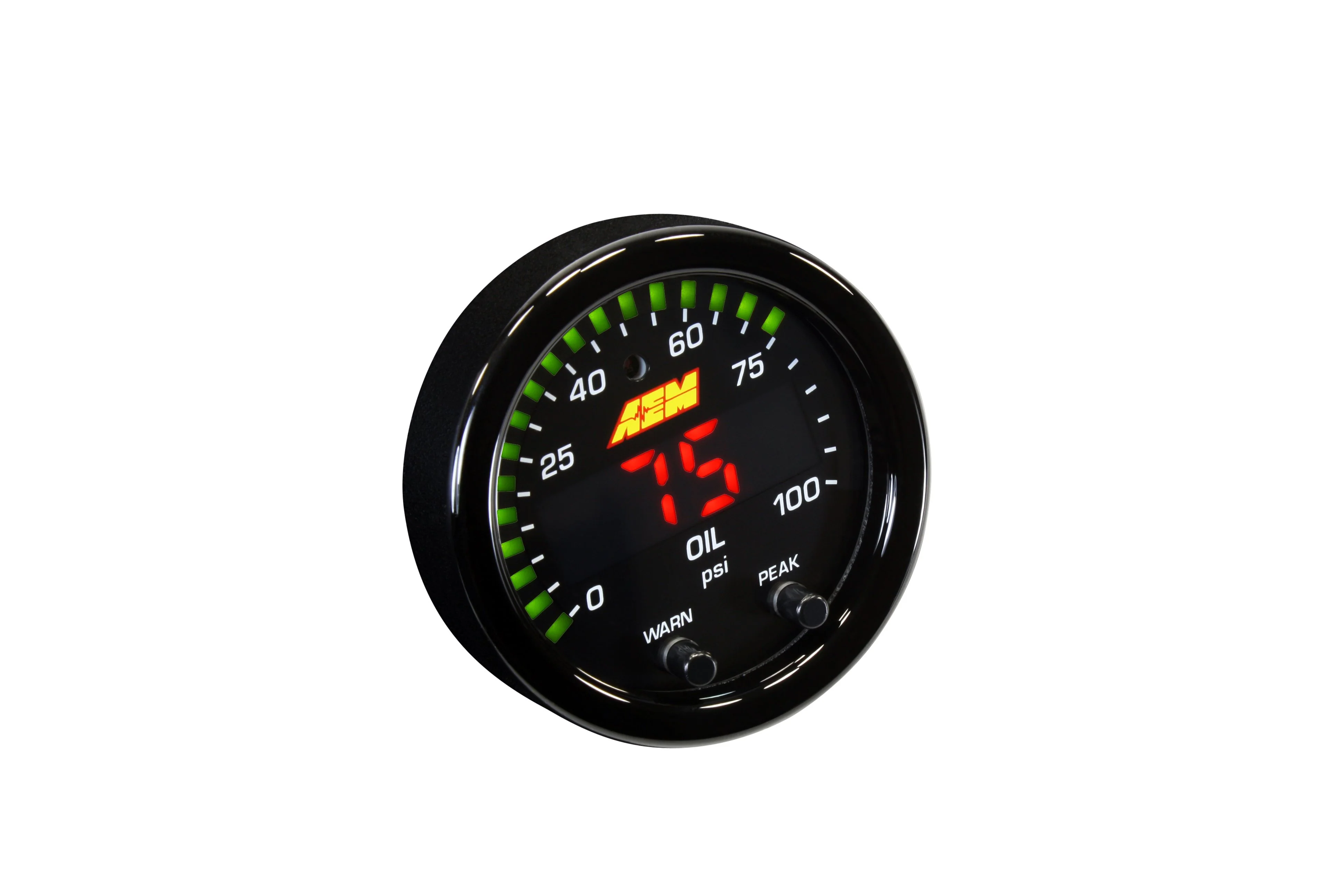 AEM X-SERIES FLUID PRESSURE GAUGE KIT 30-0301 0-100PSI OIL/FUEL - Image 4