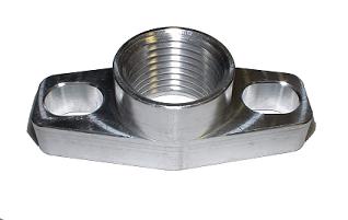 Aluminum - Oil Drain ( return ) Flange (GT25, GT28, GTX28, GTX29, GT30, GTX30, GT35, GTX35, T25, T28 - Image 2