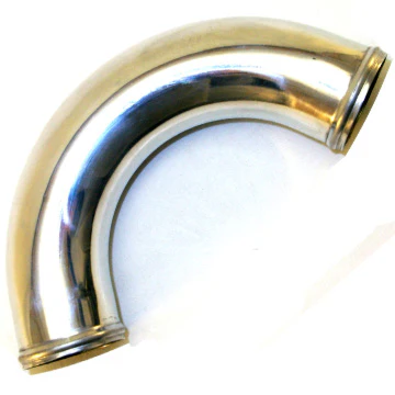 Aluminum Pipe 1' Mandrel Bent Aluminum 135° Bend, 1.5" - Image 2