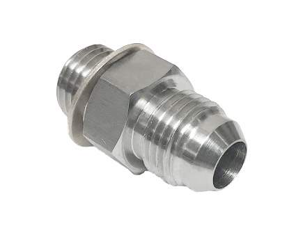 Fitting, Metric 14mm to -6AN, Male to Male (For coolant or oil) GT/GTX28 30 35 G Series - Image 2