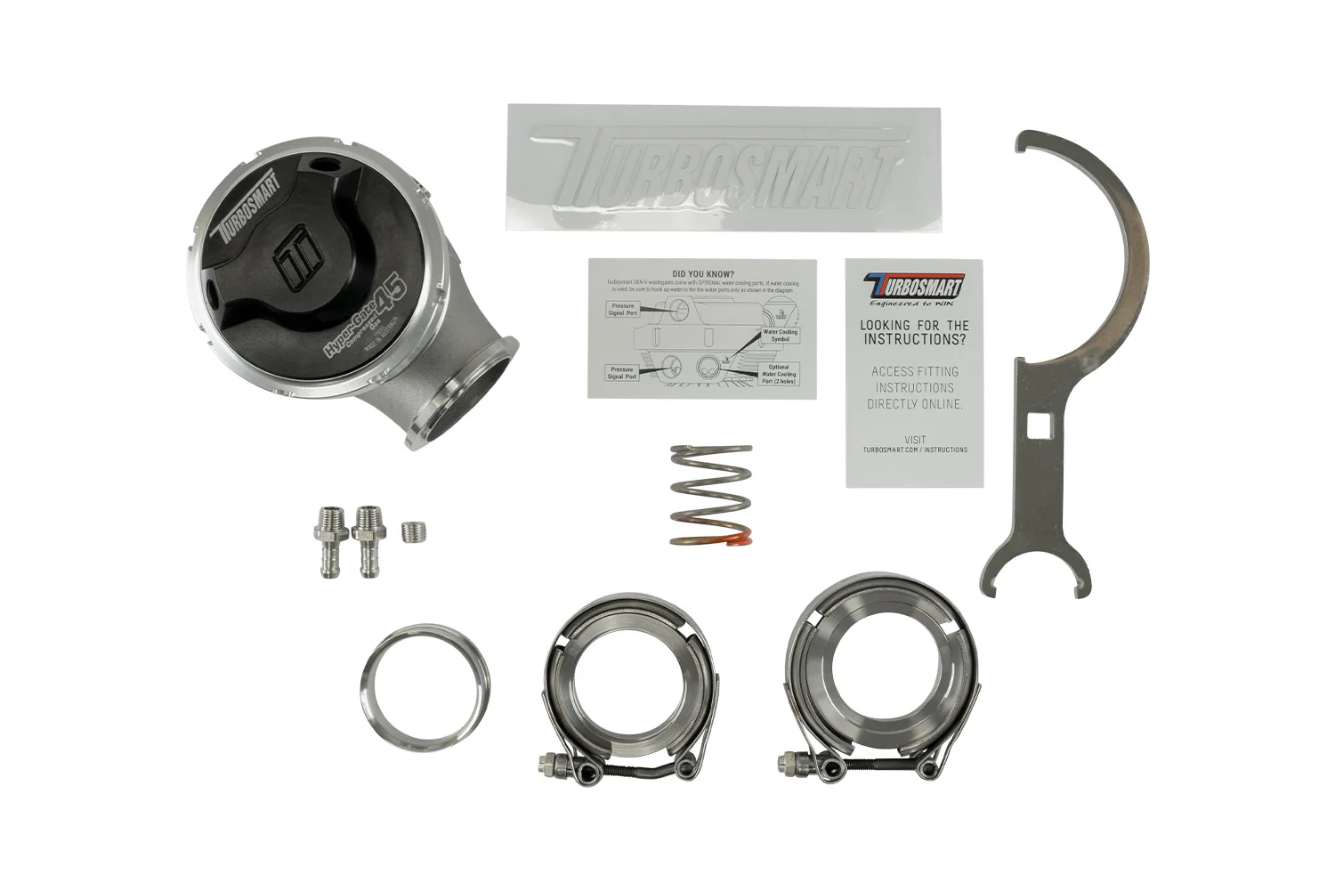 GenV HyperGate45CG ‘Compressed Gas’ 5psi External Wastegate (Black) - Image 6