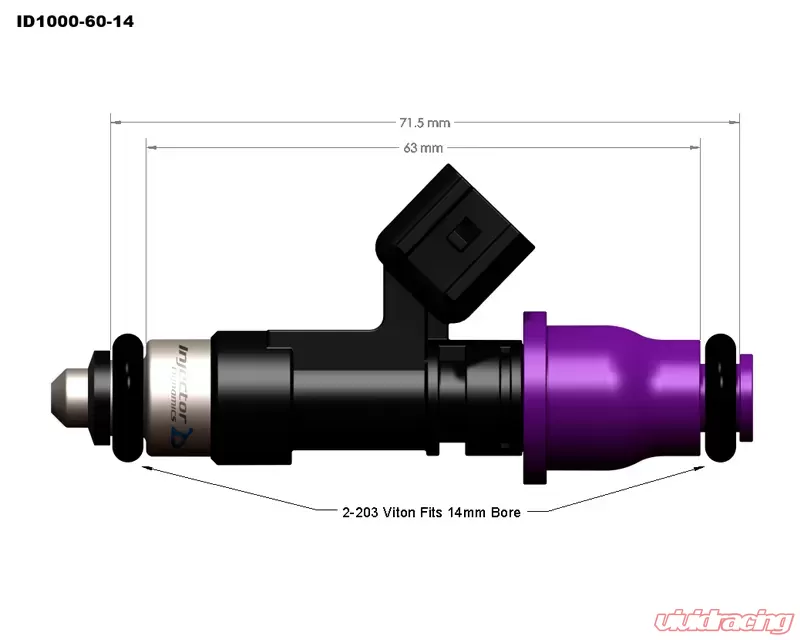 Injector Dynamics ID1050x Fuel Injector Set Subaru BRZ 2.0L 13-18 - Image 5