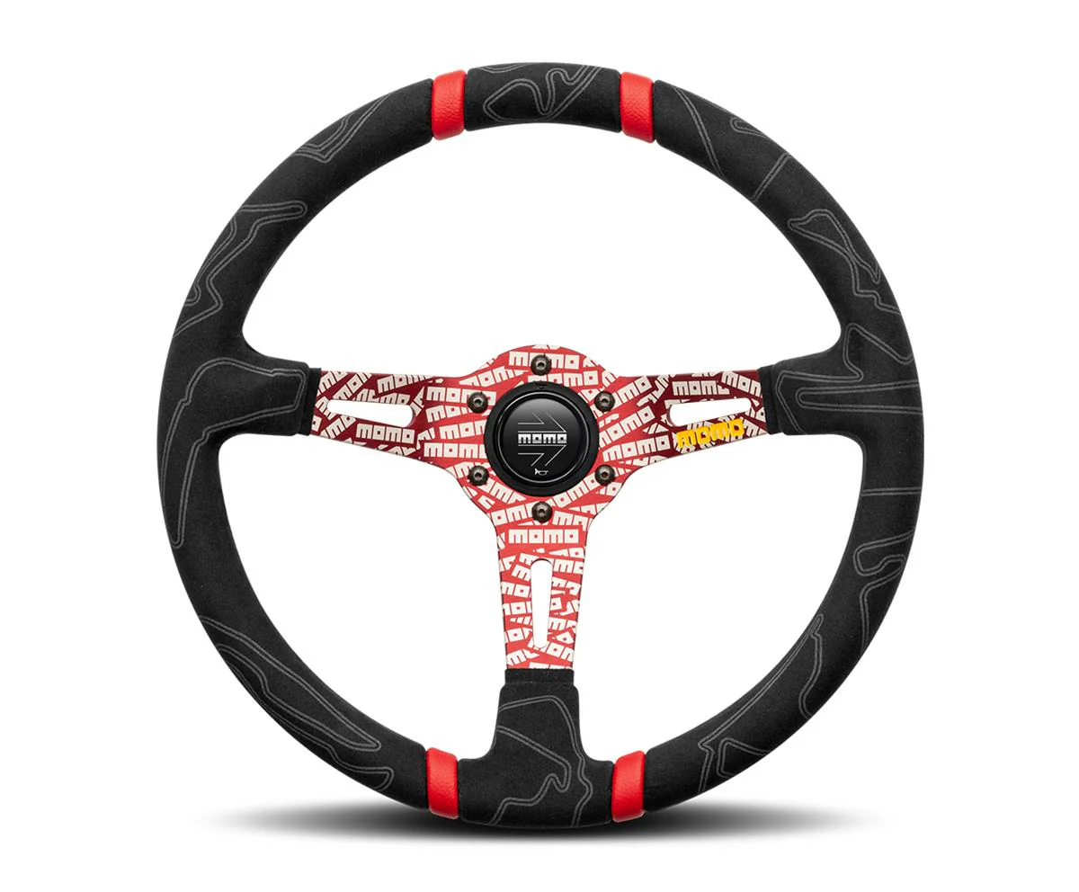 MOMO Racing Ultra Steering Wheels ULT35BK0RD - Image 2