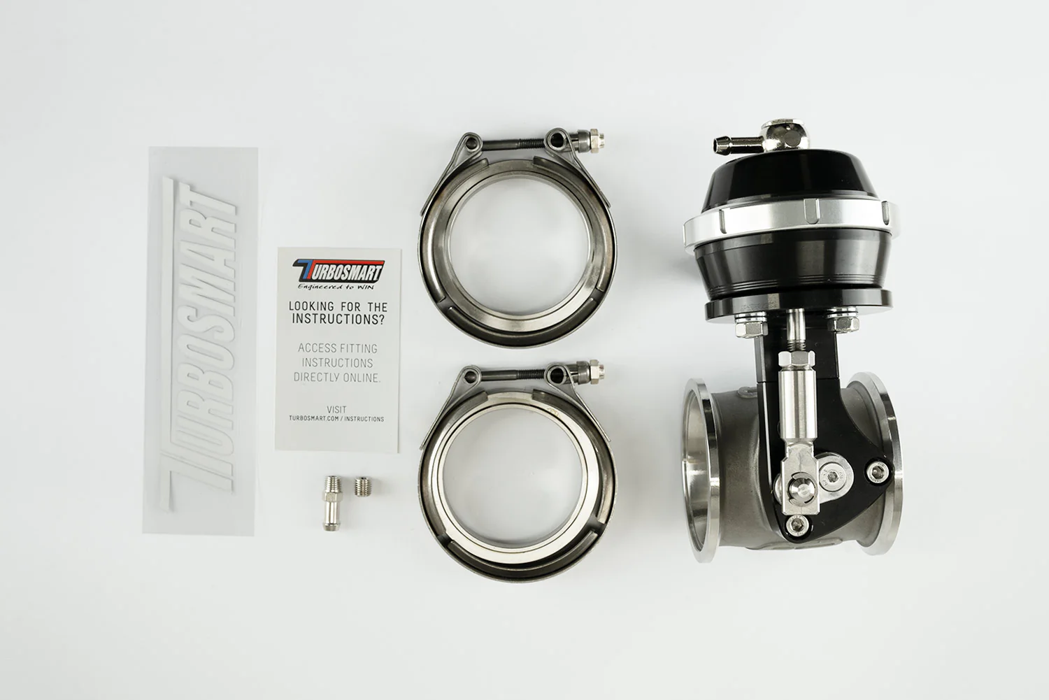 Pneumatic StraightGate50 (Vacuum-Based) 6 InHg External Wastegate (Black) - Image 6