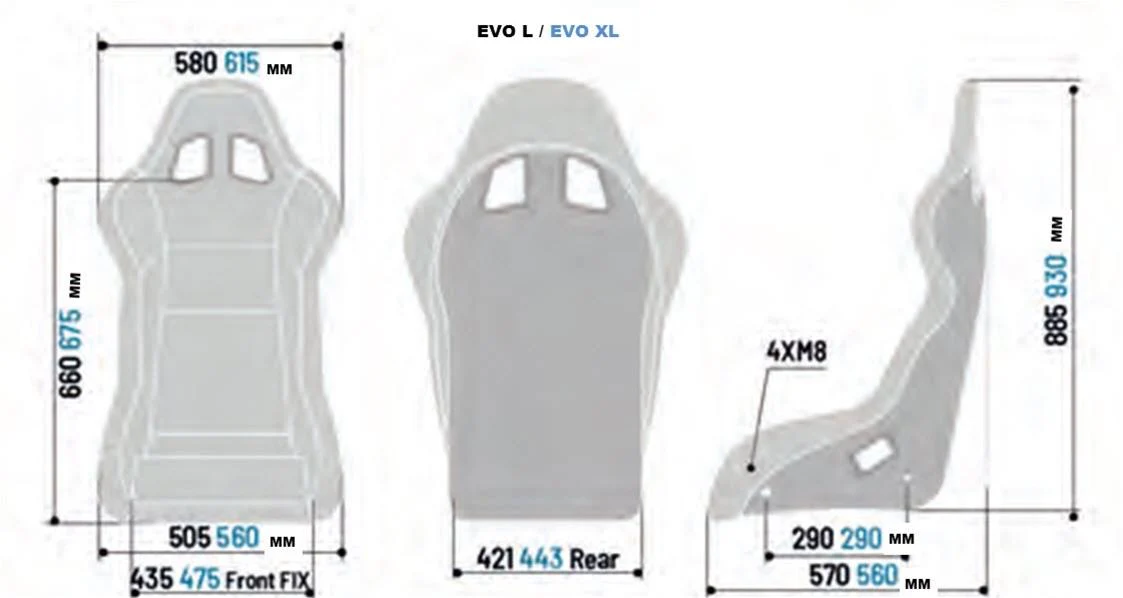 Sparco Evo L QRT Competition Seats 008013RNR - Image 2