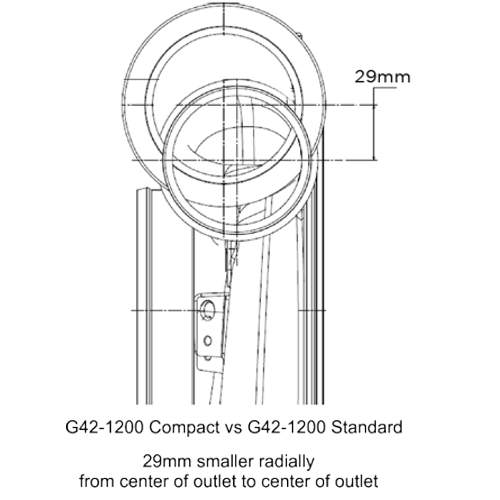 Turbo Assembly Kit, G42-1200C, T4 Divided 1.01 A/R, Compact CHS, Garrett P/N 879779-5004S GRT-TBO-J97 - Image 4