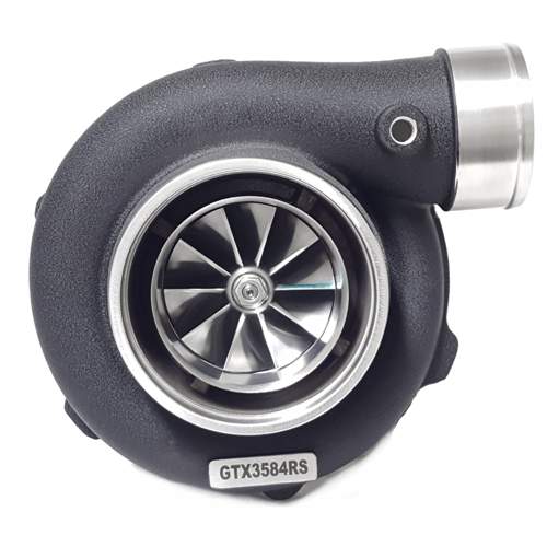 Turbocharger, Gen2 GTX3584RS, Black Coated, T04E frame w/ 4" in/2.5" out, 1.21 A/R Vband Turbine Hsg GRT-TBO-K63 - Image 4